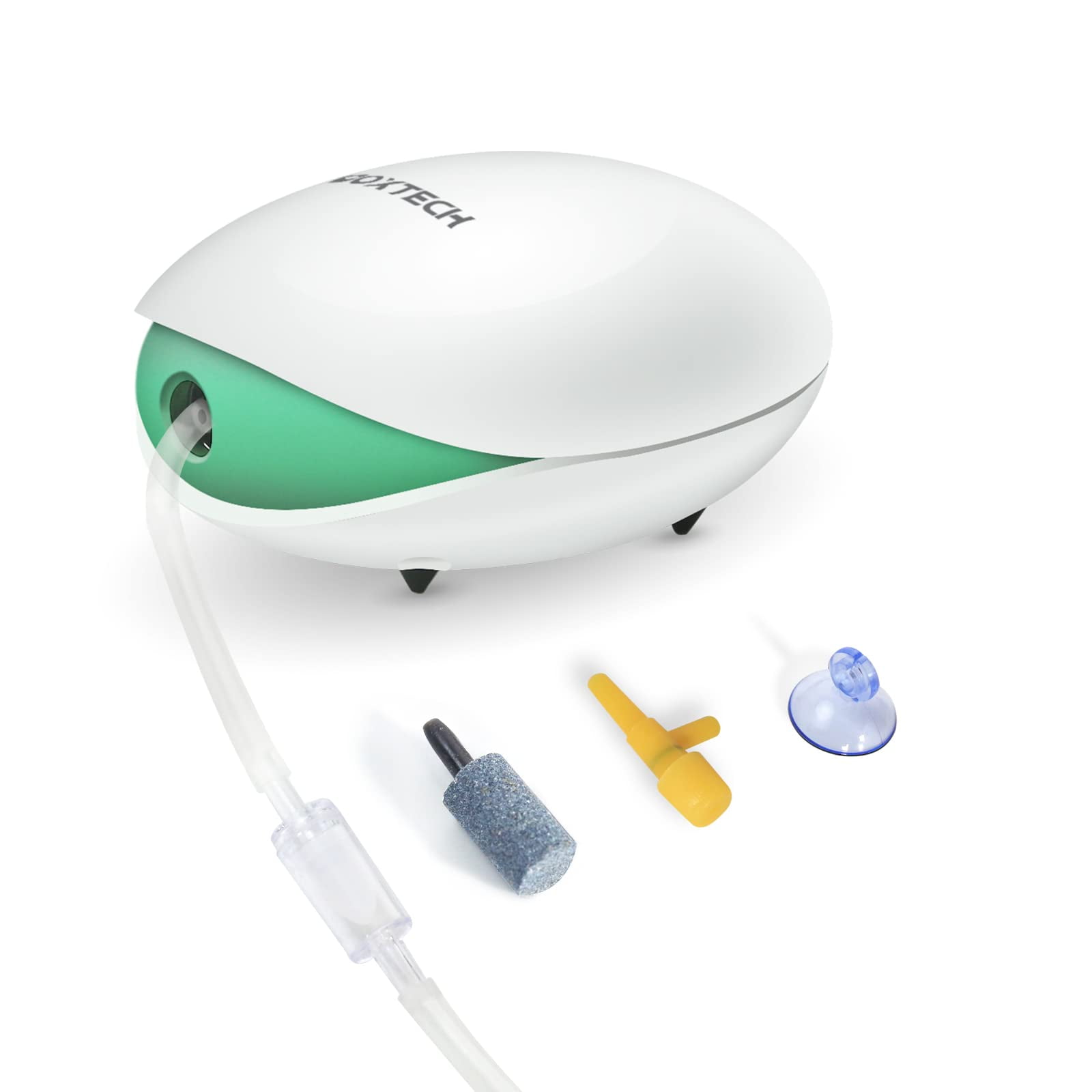 boxtech Aquarium Air Pump,Oxygen Fish Air Pump with Adjustable Air