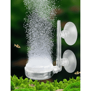 UPETTOOLS Aquarium Air Stone Fish Tank Nano Bubble Stone Kit with Control Valve Quiet Super-High Dissolved Oxygen Diffuser Makes Super Tiny Bubbles for Betta Fish & Small Tank