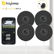 Boykeep 4MP 2.4G&5G WiFi Smart Security Camera, Indoor Outdoor Night Vision Surveillance Cam, Easy Quick Installation