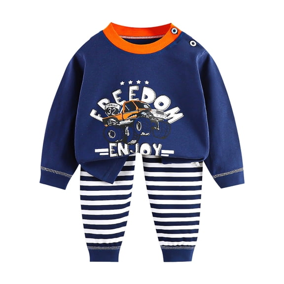 boys 2-piece Sweatshirt Set Toddler Summer Clothes