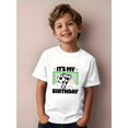 thumbnail image 1 of boys 7th birthday soccer celebration t shirt comfortable and soft short sleeve crew neck im 7 years old design, 1 of 8