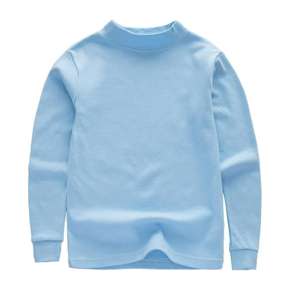 boys white shirt Boys And Girls' Classic Fit Crewneck T Shirt | Organic Cotton Soft Multi Pack Loog Sleeve Basic Toddlers And Kids