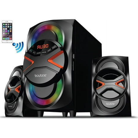 boytone BT-326F 2.1 Bluetooth Speaker System, 60 W RMS
