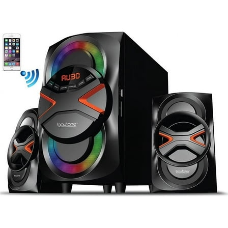 boytone BT-326F 2.1 Bluetooth Speaker System, 60 W RMS