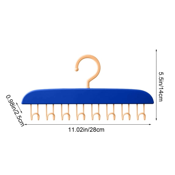 Bra Hanger Bra Hanger 8 Hook Lingerie Organizer Space Saving Closet Hanger Wall Mountable Underwear Storage Rack forTank Tops Straps Delicates Home Dorm Organization Lingerie Organizer