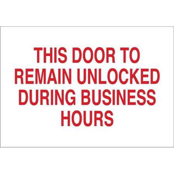 brady informational sign,7" x 10",fiberglass 122904