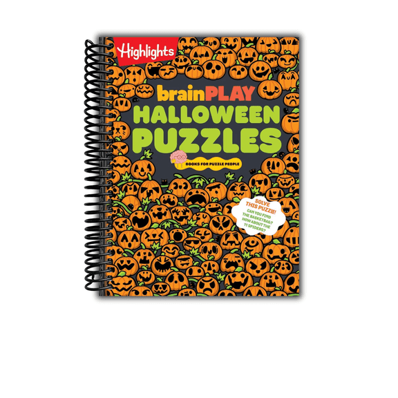 brainPLAY Halloween Puzzles:Over 200 Spell-Binding Mazes, Halloween Fill in the Blank,Mini Puzzles & More Silly Spooky Fun for Kids 7 and Up brainPLAY Puzzle Books Highlights Jul 02,2024 Spiral Bound