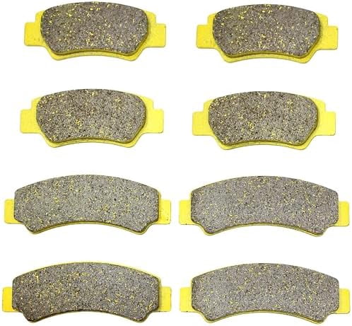 Front & Rear Brake Pads For CF MOTO CF500/800 U-Force ATVs - Semi-Sintered Metal, High Heat Resistance
