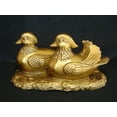 thumbnail image 1 of Brass Mandarin Ducks, Feng Shui Ducks, Love Birds, 1 of 1