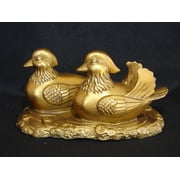Brass Mandarin Ducks, Feng Shui Ducks, Love Birds