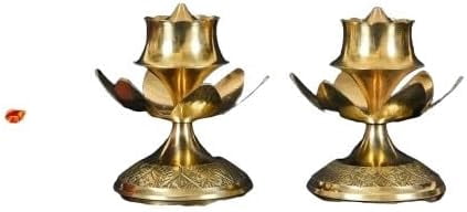 brass set of 2 incense holder / burner for temple/ home / office
