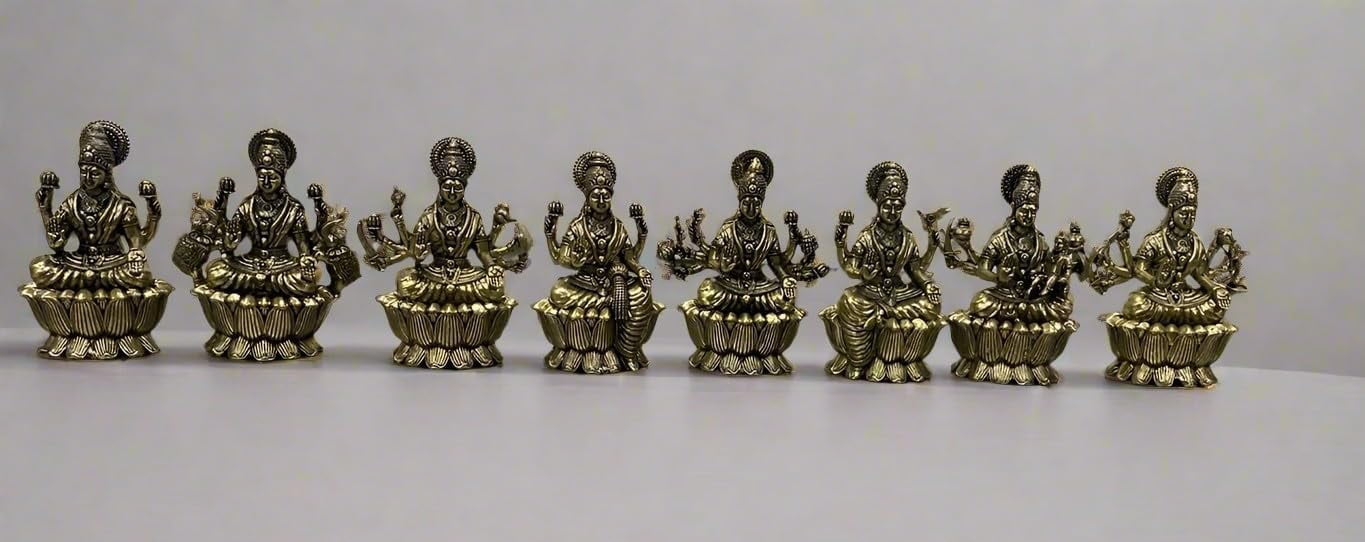 brass set of ashtha lakshmi set for diwali / gift item - Walmart ...