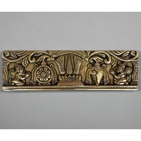 brass shankra chakra namah wall hanging for home/office/ gift item/ temple