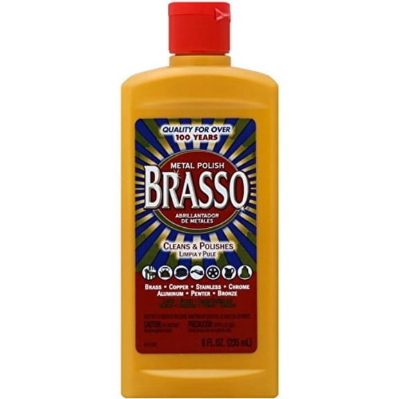 brasso multi-purpose metal polish, 8 oz (pack of 5)