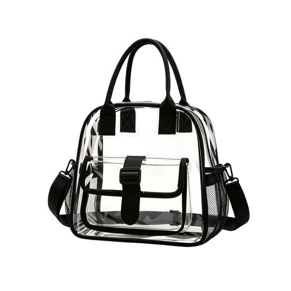 bravefron Clear Backpacks Large Heavy Duty Waterproof Transparent Bookbag for School Adult Work