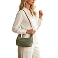 thumbnail image 1 of bravefron Compact Tote Crossbody Bag, Lightweight Textured Finish Handbag, Everyday Shoulder Satchel for Work Travel, 1 of 4
