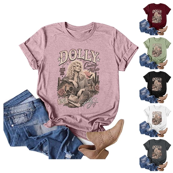bravefron Dolly Memorial Country Music Legend T-Shirt