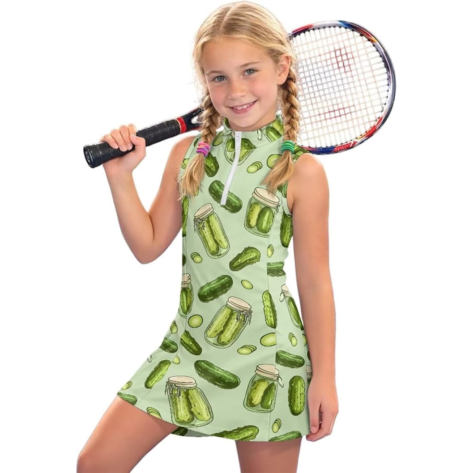 green pickleball dress Norma Kamali Long Sleeve Slim Fit Turtleneck Pickleball Dress