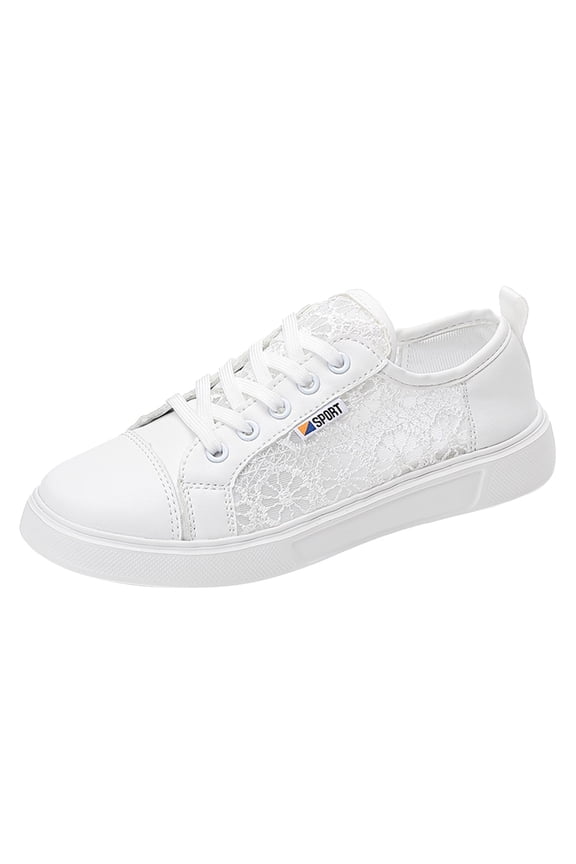 Ladies' Classic Lightweight Breathable Ribbon-Tie Leisure with Allover Floral Pattern Cushioning Flexible Rubber Outsole Padded Ankle Collar for Long Walks Indoor Outdoor Use