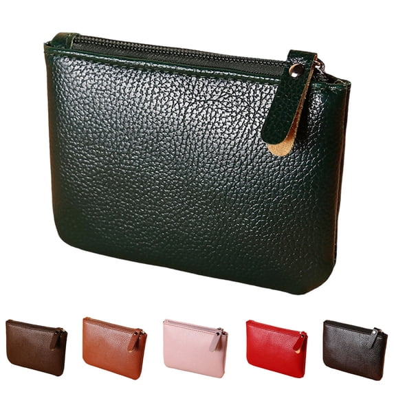 bravefron Leather Wristlet Clutch Wallet Purses Small Crossbody Bags for Women with RFID Blocking Card Slots Purse Small Wallet With Zipper