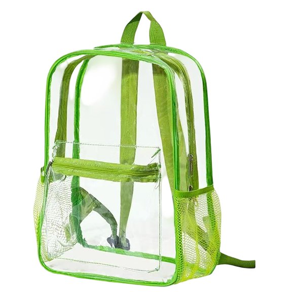 bravefron Transparent Backpack Large Capacity Clear Shoulder Bag Travel School