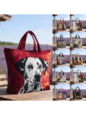Quilted Handbag Lightweight Travel Kittens Quilted Tote Bag - Handcrafted Patchwork Cat Tote, Durable & Stylish, Ideal for Cat Lovers, Daily Use