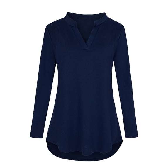breaise 2025 Nursing Tops - Nursing V-Neck Breastfeeding Shirts - 3/4 Roll Sleeve Blouses Tunic Top for Breastfeeding Moms, 3-in-1 Convertible Maternity Postpartum Shirts