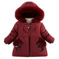 thumbnail image 1 of breaise 4-12Y Girl's Winter Coats Hooded Outerwear Quilted Puffer Jacket Waterproof Warm Long Parka Coat Ski Jacket for Girls, 1 of 3