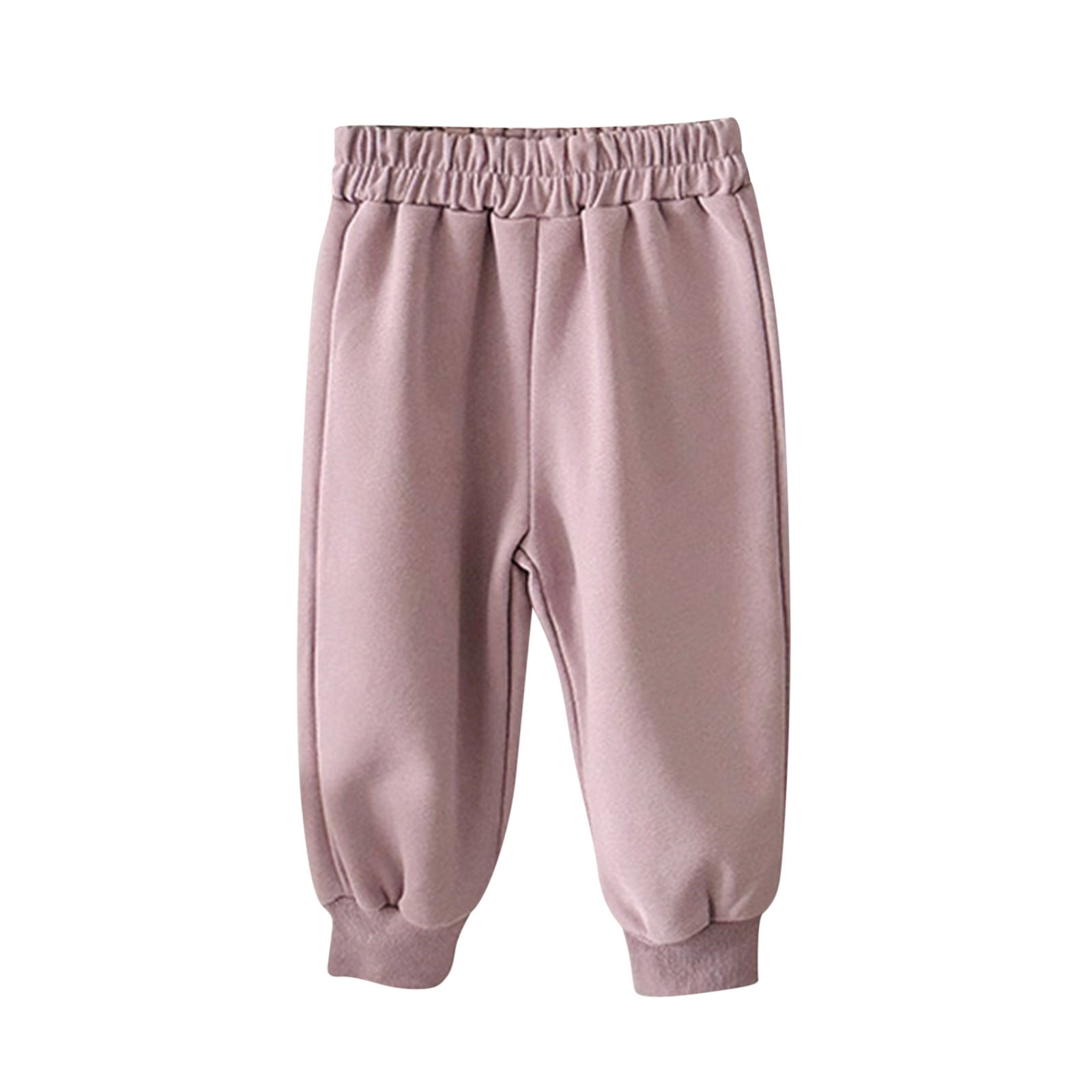 Baby Soft Cotton Jogger Pants – Pastel Yellow main image 1