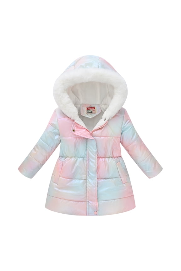 Baby Winter Coats,Toddler Kids Infants Boys Girls Light Puffer Warm Hooded Down Jacket Outerwear for 1-10 Years