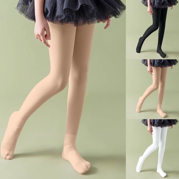 breaise Ballet Tights for Girls - Soft Girls Dance Tights Elastic Ballet Footed Tight Girl for Daily School