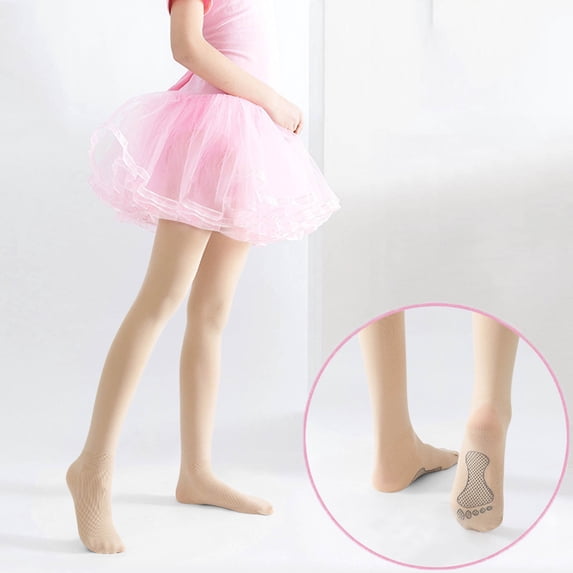 breaise Ballet Tights for Girls Soft High Waist Dance Leggings Toddler Dance Stockings for Ballet