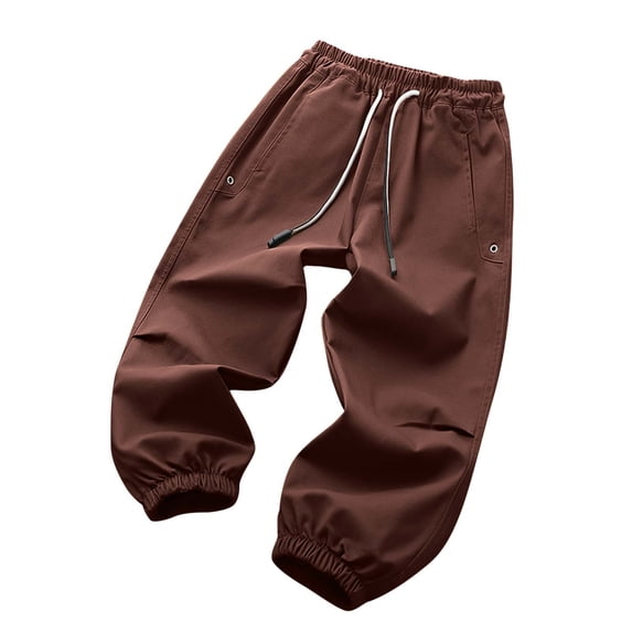breaise Boys Baggy Cargo Pants Casual Cinch Bottom Parachute Pant Fashion Elastic Waist Trousers Cargo Boys' Sweatpants Joggers with Pockets walmart clearance items