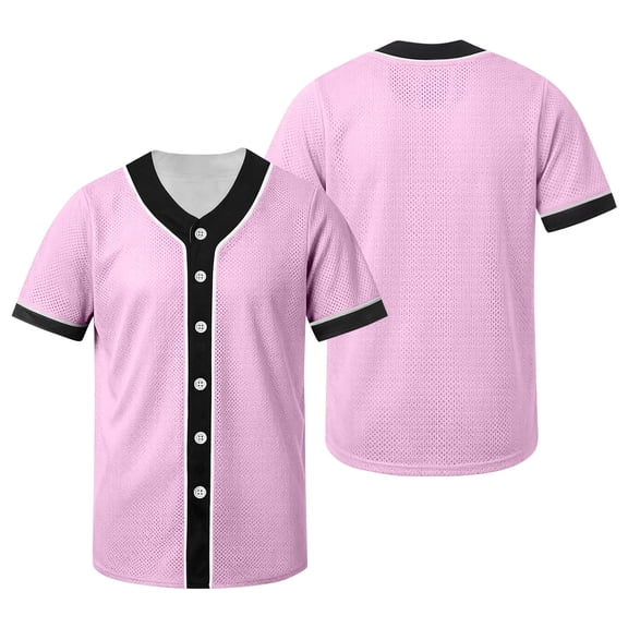 breaise Boys Baseball Jersey Casual Button Down Shirts Short Sleeve Hipster Hip Hop Sports Uniforms
