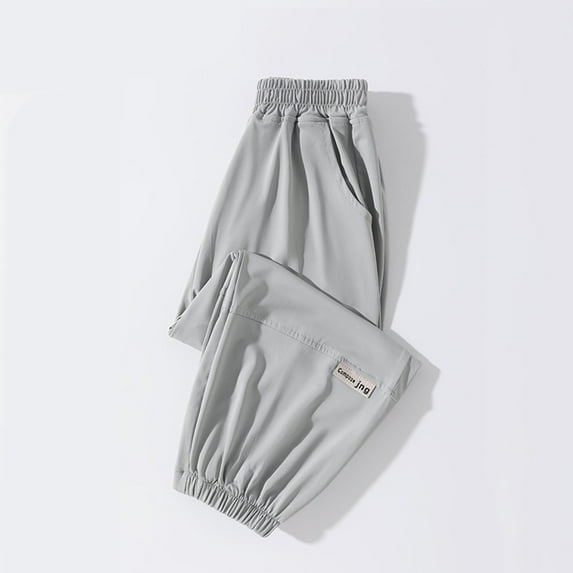 breaise Boys Cargo Joggers Summer Hiking Pants Kids Lightweight Quick Dry Elastic Waist Athletic Pants 3-15Y