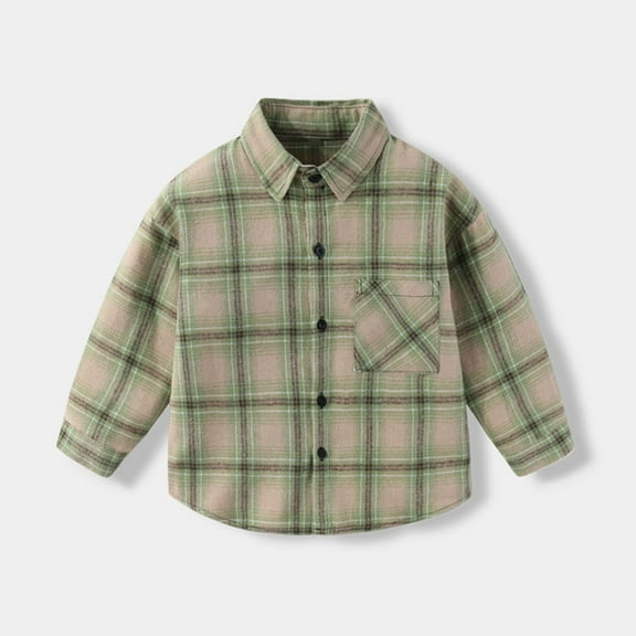 breaise Boys Casual Button Down T Shirt Kid Flannel Shirt Toddler Buffalo Plaid Shirt Boys Long Sleeve Western Shirts