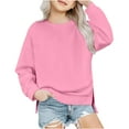 thumbnail image 1 of breaise Boys Crewneck Sweatshirt Girls Sport Long Sleeve Pullover Tops Kids Toddler Solid Hoodie T-Shirt, 1 of 5