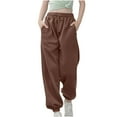 thumbnail image 1 of breaise Boys Girls Fleece Sweatpants Solid Color Cinch Bottom Lounge Pants Casual Pants Drawstring Jogger Pants with Pockets 4-14Years, 1 of 6