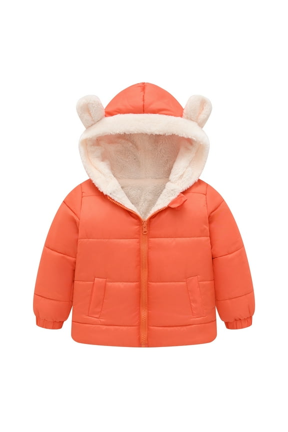 Boys Girls' Lightweight Hooded Puffer Jacket Windproof Water-Resistant Hooded Ski Warm Quilted Puffer Parka Coat 4-12Years