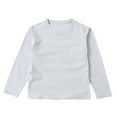 thumbnail image 1 of breaise Boys Girls Long Sleeve T-Shirts Kids Soft Cotton Basic Tee Tops Toddler Solid Undershirts, 1 of 3