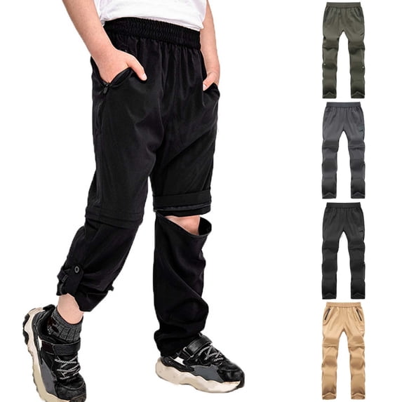 breaise Boys Jeans Baggy Straight Leg Elastic Waist Loose Denim Pants with Pockets