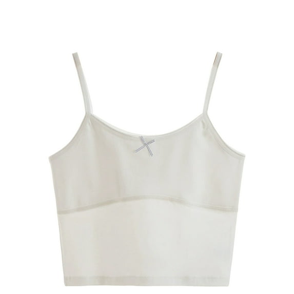 breaise Camisole Tank Tops for Girls Stretch Undershirts Comfortable Camis 8-12Years