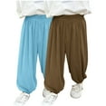 thumbnail image 1 of breaise Cargo Pants for Girls Hip Hop Dance Joggers Trouses Baggy Elastic Waist Jogger Pants with Pockets, 1 of 3