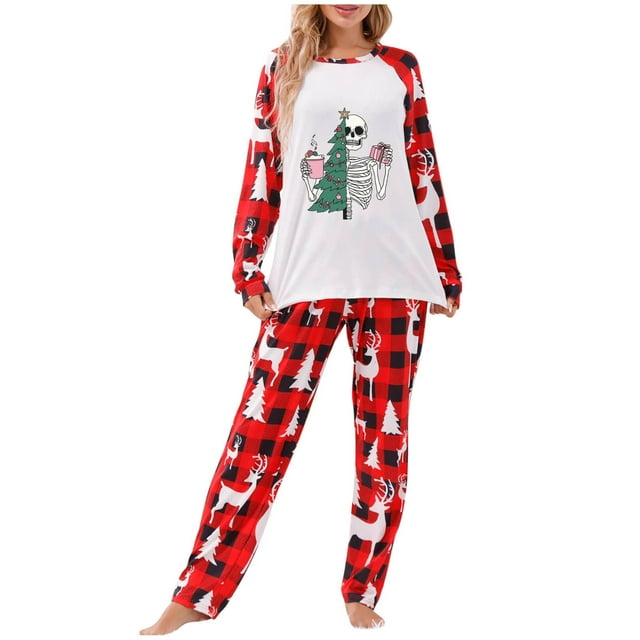 breaise Christmas Family Matching Pajams Sets 2024 Christmas Graphic