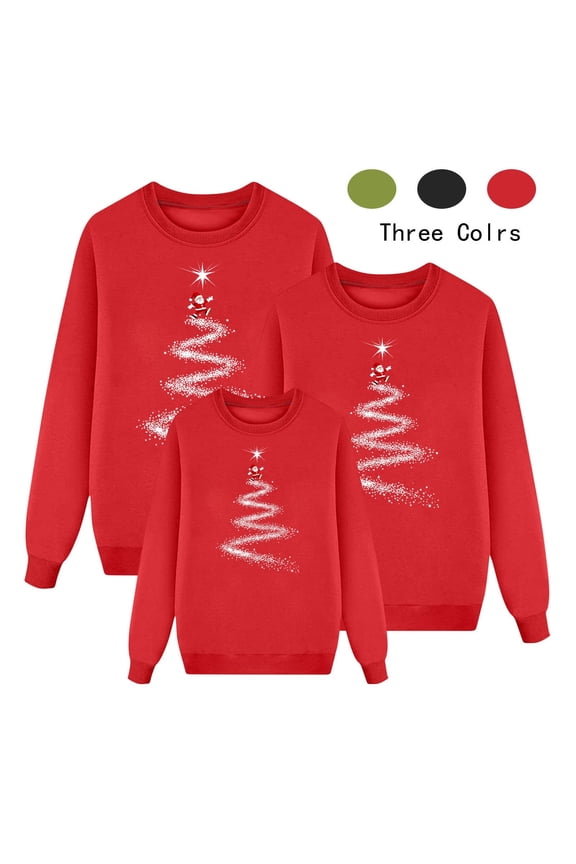 Christmas Sweatshirts for Family Matching Family Christmas Sweatshirts Xmas Ugly Funny Jumper Long Sleeve Holiday Tops