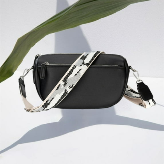 breaise Crossbody Bag for Women Trendy Purse Small Shoulder Handbags with Wide Strap With Multi-Compartment Double Zipper