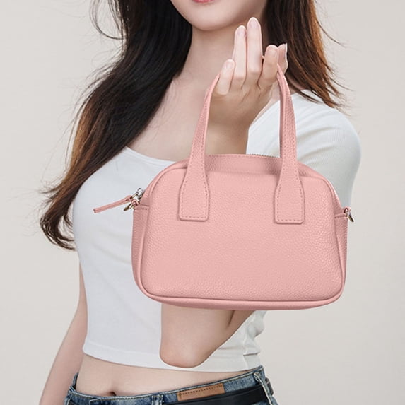 breaise Crossbody Bags for Women Trendy Triple Zip Small Crossbody Camera Bag Purse with Wide Guitar Strap