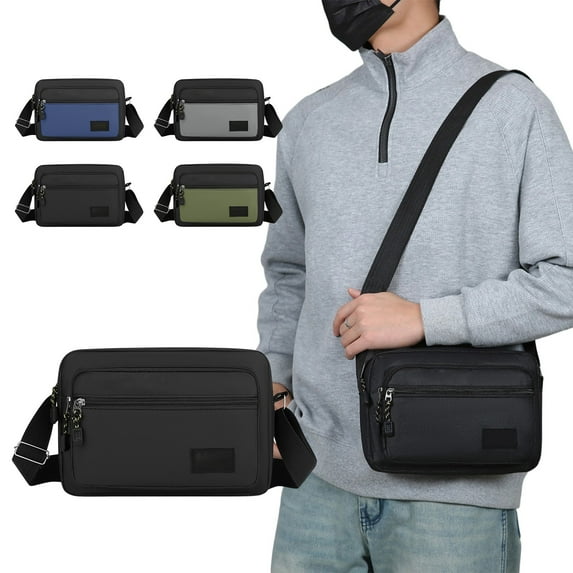 breaise Crossbody Sling Bag for Men Casual Sling Backpack for Traveling Hiking Outdoors