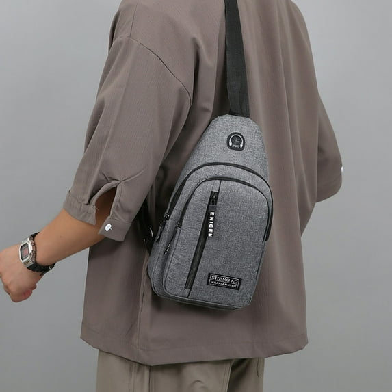 breaise Crossbody Small Sling Backpack Sling Bag for Women Men, Chest Bag Daypack Crossbody for Travel Sport Running Hiking