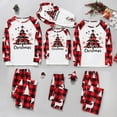 thumbnail image 1 of breaise Family Christmas PJs Matching Sets Casual Holiday Pajamas Printed Top and Pants Xmas Jammies for Couples Men Women, 1 of 9
